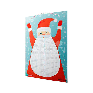 Адвент-календарь Cute'n Clever Дед Мороз с отрывной бородой 0