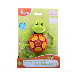 Развивающая игрушка Ouaps Черепаха с прорезывателями, со звуковыми эффектами с 0 мес.