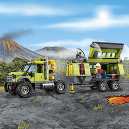 Конструктор LEGO City 60124 База исследователей вулканов