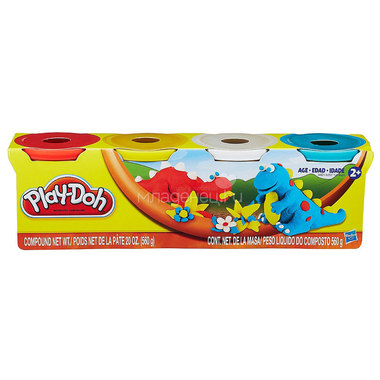 Набор для лепки Play-Doh 4 баночки в ассортименте 1