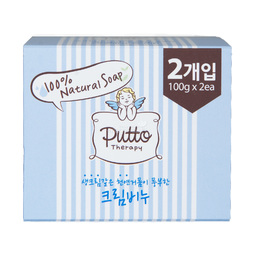 Крем-мыло детское Putto Therapy с натуральным экстрактом кокоса 100 гр (2 шт в упаковке)