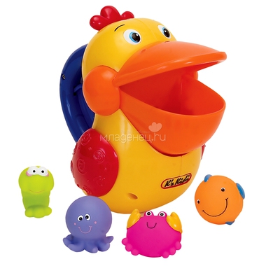 Игрушка для ванной K's Kids Голодный пеликан с 18 мес. 0