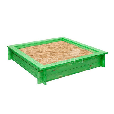 Песочница PAREMO Клио деревянная, цвет зеленый 0