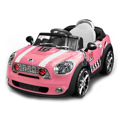 Электромобиль Joy Automatic 118 Mini Cooper с пультом Розовый 0