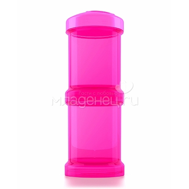 Контейнер Twistshake для сухой смеси 2 шт (100 мл) розовый 0