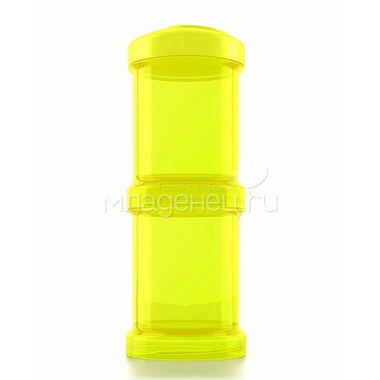 Контейнер Twistshake для сухой смеси 2 шт (100 мл) желтый 0