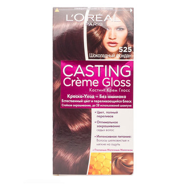 Крем-Краска для волос L'Oreal Сasting Creme Gloss Шоколадный фондан (тон 525) 0