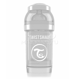 Бутылочка Twistshake 180 мл Антиколиковая (с 0 мес) белая