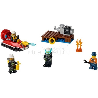 Конструктор LEGO City 60106 Набор для начинающих: Пожарная охрана 0