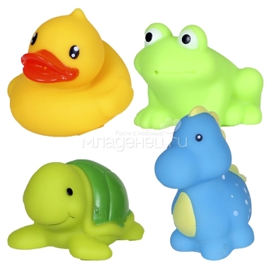 Набор игрушек для ванны YAKO Акварики 4 штуки Y20059140 0