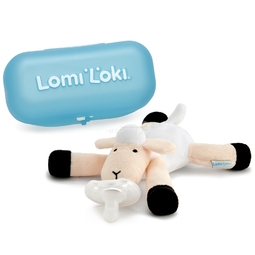 Пустышка Lomi Loki с развивающей игрушкой Силиконовая (с 0 мес) Овечка Мия
