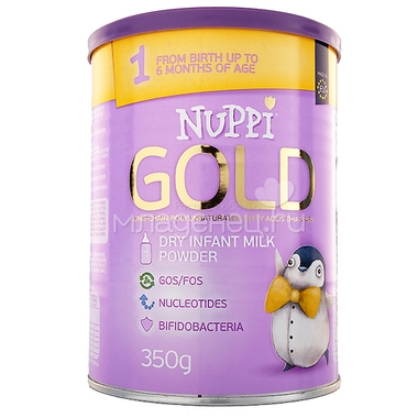 Заменитель Nuppi GOLD 350 гр ж/б №1 (с 0 до 6 мес) 0