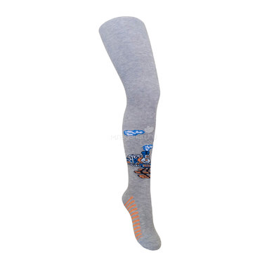 Колготки Para Socks с рисунком K1D2 р 86-92 см серый меланж 0