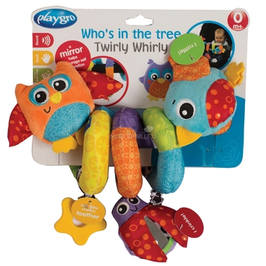 Развивающая игрушка-подвеска Playgro Кто на дереве сидит? 3