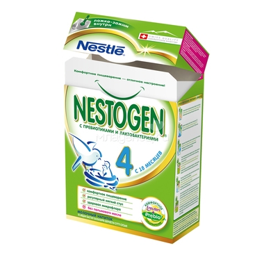 Детское молочко Nestle Nestogen 700 гр №4 (с 18 мес) 5