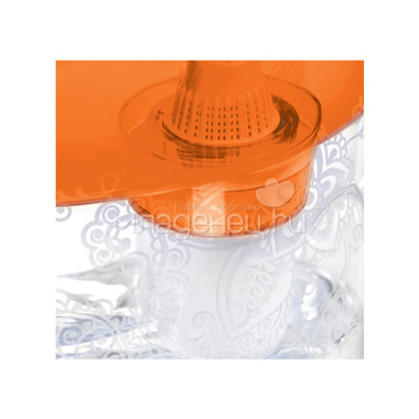 Фильтр-кувшин Барьер для очистки воды "Танго" оранжевый с узором 3