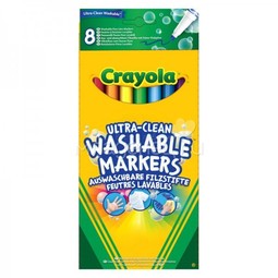 Фломастеры Crayola смываемые тонкие 8 штук