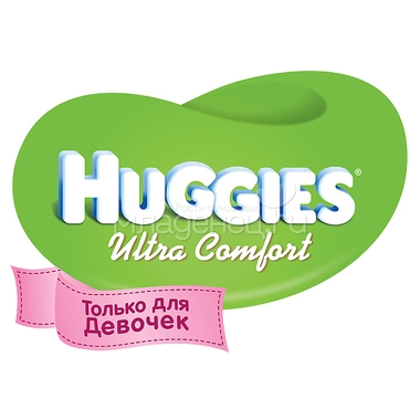Подгузники Huggies Ultra Comfort Conv Pack для девочек 10-16 кг (17 шт) Размер 4+ 3