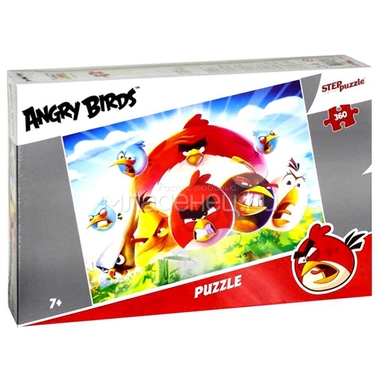 Пазл Step Puzzle 360 элементов Angry Birds 0