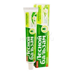 Зубная паста Лесной бальзам Профилактическая с экстрактами алоэ вера и белого чая на отваре трав, 75мл