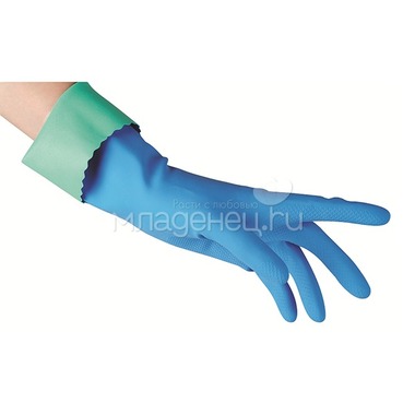 Перчатки Vileda Comfort с кремом для чувствительной кожи рук (размер L) 3