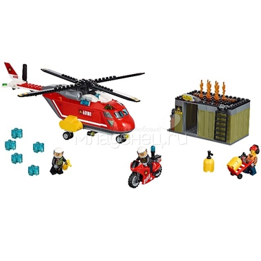Конструктор LEGO City 60108 Пожарная команда быстрого реагирования 0
