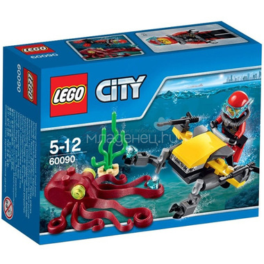 Конструктор LEGO City 60090 Глубоководный скутер 0