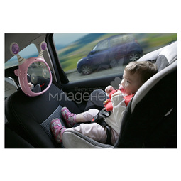 Зеркало для контроля за ребенком Benbat Oly Active Розовый