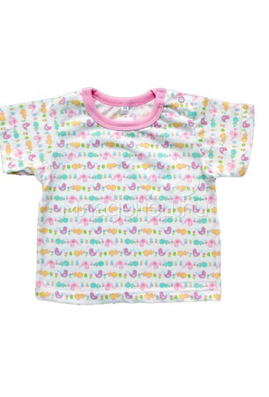 Комплект Idea Kids футболка с коротким рукавом, кнопки на плече, бриджи на манжете, кулирка  1
