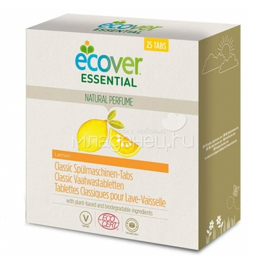 Таблетки для посудомоечной машины Ecover Essential Классические 0.5кг 0