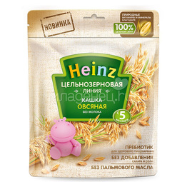 Кашка Heinz цельнозерновая безмолочная 180 гр Овсяная (с 6 мес)