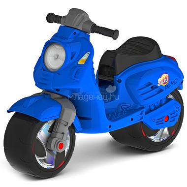 Каталка-мотоцикл ОР502 Скутер Синий 0