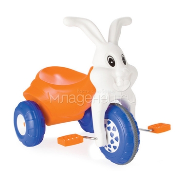 Велосипед трехколесный Pilsan Rabbit Оранжево-белый 0