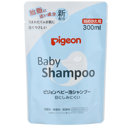 Шампунь-пенка Pigeon Baby Shampoo для кожи головы 300 мл (запасной блок)