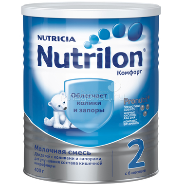 Заменитель Nutricia Nutrilon Комфорт 400 гр №2 (с 6 мес) 0