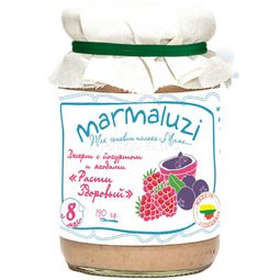 Пюре Marmaluzi фруктовое 190 гр Десерт с йогуртом и ягодами (с 8 мес)