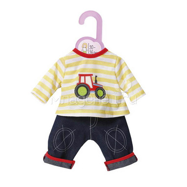 Одежда для кукол Zapf Creation Baby Born высотой 30-36 см Для мальчика 0