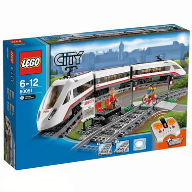 Конструктор LEGO City 60051 Скоростной пассажирский поезд 0