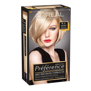 Краска для волос L'Oreal Preference викинг (тон 9.1) 0