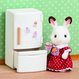 Мебель и аксессуары Sylvanian Families Холодильник с продуктами (новый)