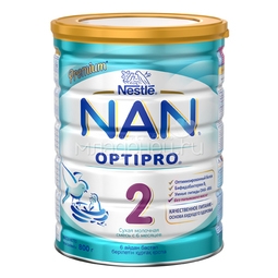 Молочная смесь Nestle NAN Premium OPTIPRO 800 гр №2 (с 6 мес)