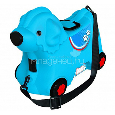 Каталка-чемодан BIG на колесиках Синий 0