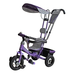 Велосипед трехколесный Mini Trike с надувными колесами 10&quot;8&quot; Фиолетовый