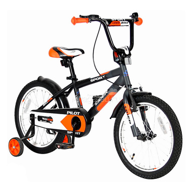 Велосипед двухколесный Velolider 18" Lider Pilot LP18HO MATT Черный/Оранжевый 1