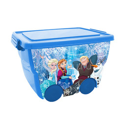 Ящик для игрушек Disney на колёсах Холодное Сердце Голубой
