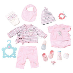 Одежда для кукол Zapf Creation Baby Annabell Супернабор c аксессуарами