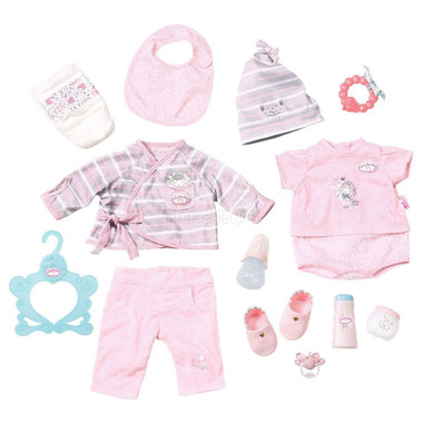 Одежда для кукол Zapf Creation Baby Annabell Супернабор c аксессуарами 0