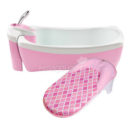 Ванночка-джакузи Summer Infant с душевым краником Lil&#039;Luxuries, розовая