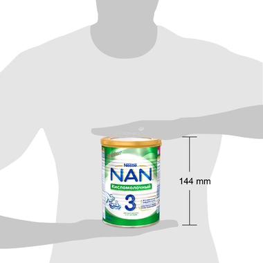 Детское молочко Nestle NAN Premium Кисломолочный 400 гр №3 (с 12 мес) 4