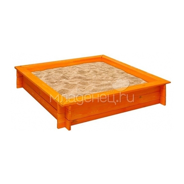 Песочница PAREMO Афина деревянная, цвет оранжевый 0